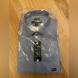 NWT Mens Dress Shirt 32/33 17.5